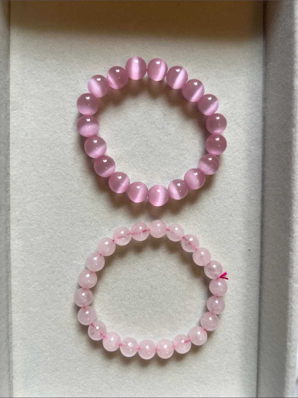 Pink Beaded Stretch Bracelets - Sell per piece $15 per pc